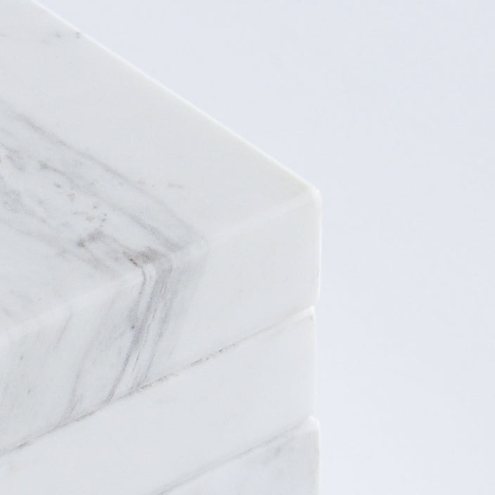 Square Chunky Marble Coasters (4 piece)