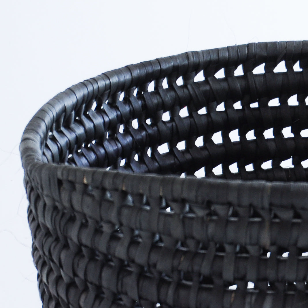 Charcoal Wicker Basket (Small)